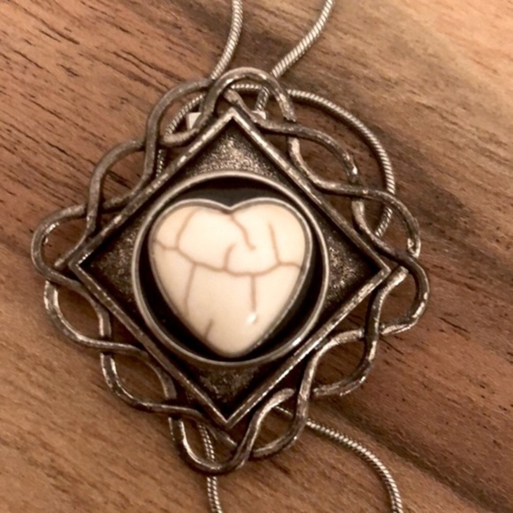 Adjustable Silver Snap On Button Bead Necklace - image 8